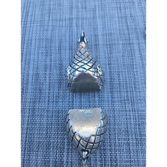 Metal Morphosis By Kaycee Binns Pewter Chicken Salt & Pepper Holder Spoons - Picture 10 of 14